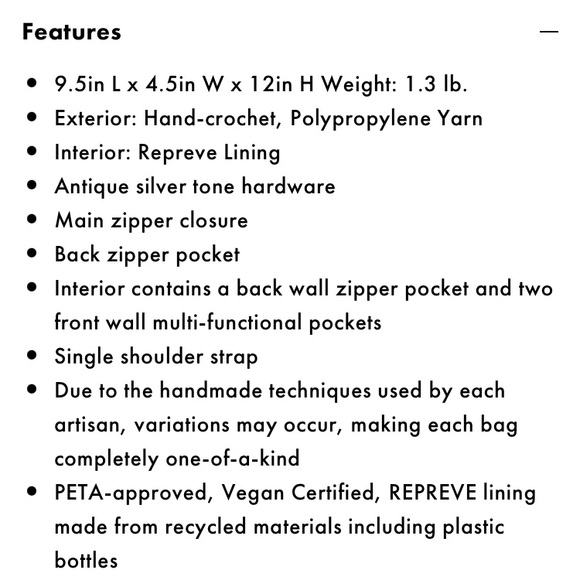 Brand New crochet Sak Sequoia Hobo Bag! Tags still on it! - Picture 4 of 5